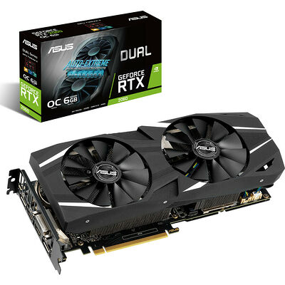 Asus GeForce RTX 2060 DUAL OC, 6 Go
