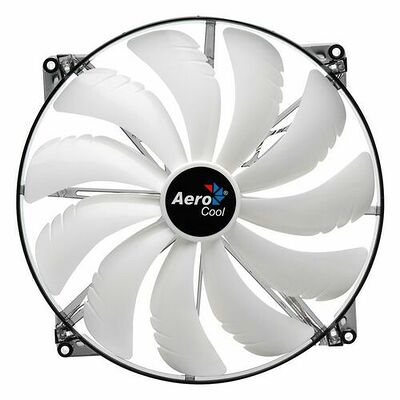 Aerocool Silent Master, 200 mm (LED Blanches)