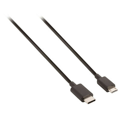 Câble adaptateur USB 2.0 Type C vers Micro USB 2.0 Type B - 1 mètre - Valueline