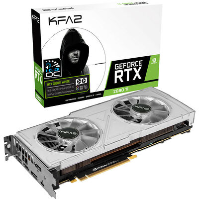 KFA2 GeForce RTX 2080 Ti Dual White (1-Click OC), 11 Go