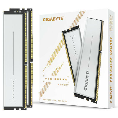 DDR4 Gigabyte Designare Blanc - 64 Go (2 x 32 Go) 3200 MHz - CAS 16