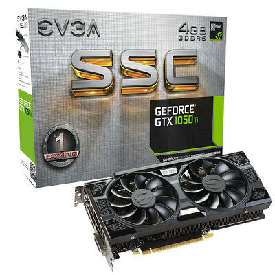 EVGA GeForce GTX 1050 Ti SSC GAMING ACX 3.0, 4 Go