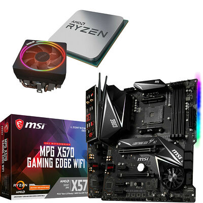 AMD Ryzen 7 3800X (3.9 GHz) + MSI MPG X570 GAMING EDGE WIFI