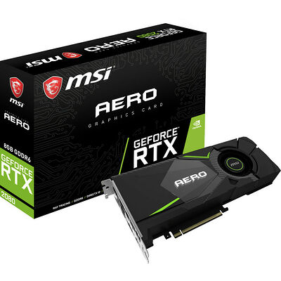 MSI GeForce RTX 2080 AERO 8G, 8 Go
