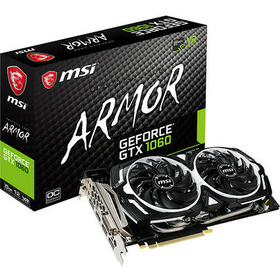 MSI GeForce GTX 1060 ARMOR 6GD5X OC, 6 Go