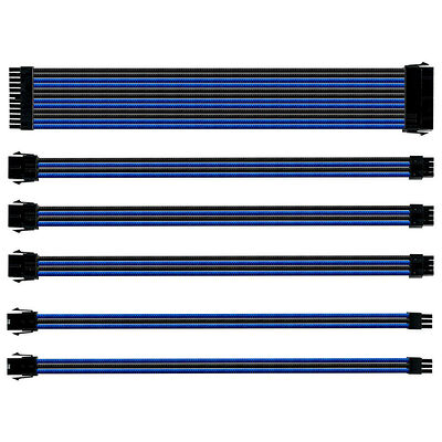 Cooler Master Sleeved Extension Cable Kit - Noir/Bleu