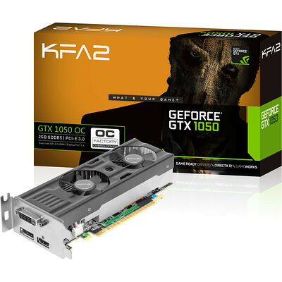 KFA2 GeForce GTX 1050 OC LP, 2 Go