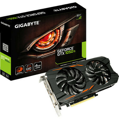 Gigabyte GeForce GTX 1050 Ti WindForce OC, 4 Go