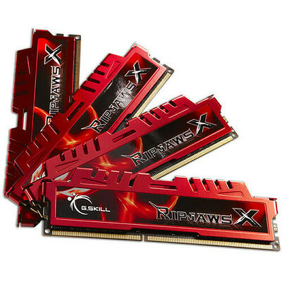 DDR3 G.Skill Ripjaws X, Rouge, 16 Go (4 x 4 Go), 1333 MHz, CAS 9