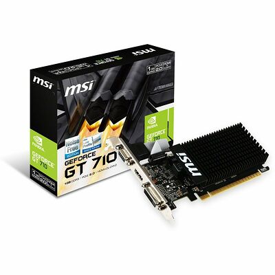 MSI GeForce GT 710 1GD3H LP (1 Go)