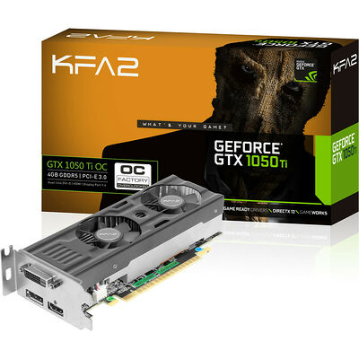 KFA2 GeForce GTX 1050 Ti OC LP, 4 Go
