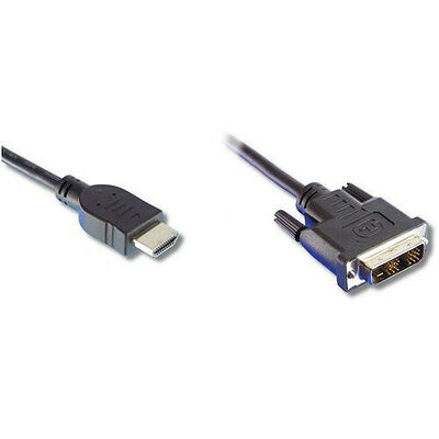 Câble HDMI mâle vers DVI mâle - 2 mètres