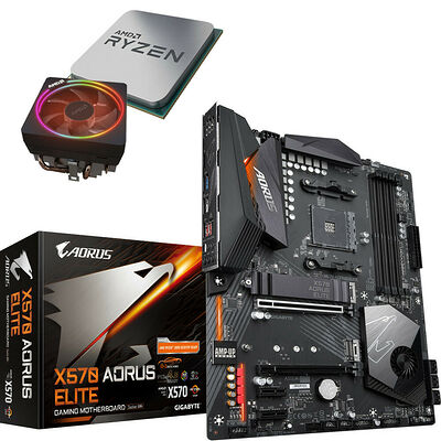 AMD Ryzen 7 3800X (3.9 GHz) + Gigabyte X570 AORUS ELITE