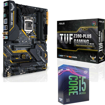 Intel Core i5-9600KF (3.7 GHz) + Asus TUF Z390-PLUS GAMING WIFI