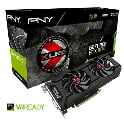 PNY GeForce GTX 1070 XLR8 OC Gaming, 8 Go