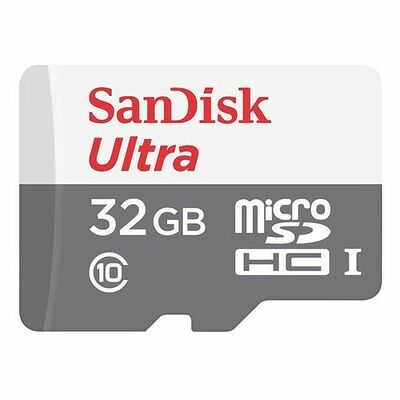 Carte Mémoire Micro SDHC Sandisk Ultra Android, 32 Go, Classe 10
