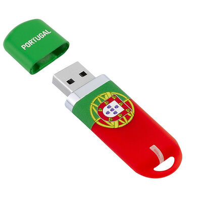 Clé USB 2.0 KeyOuest Portugal, 8 Go
