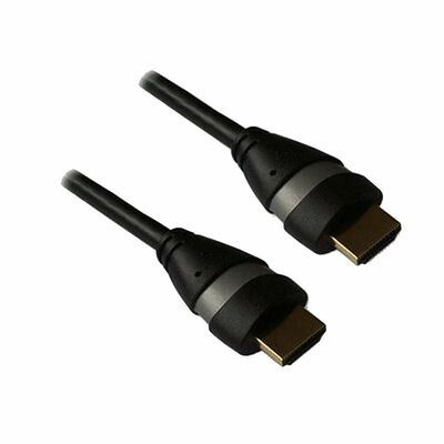 Câble HDMI 1.4 Noir et Gris - 3 mètres