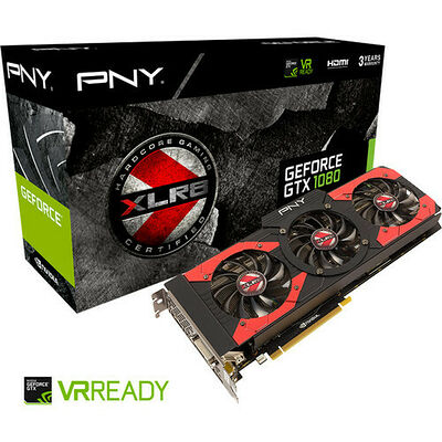 PNY GeForce GTX 1080 XLR8 OC GAMING, 8 Go