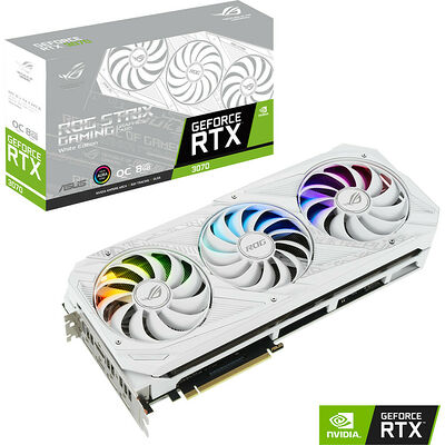 Asus GeForce RTX 3070 ROG STRIX O8G WHITE GAMING