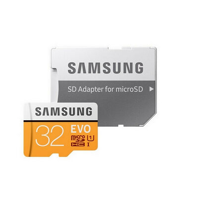 Carte Mémoire Micro SDHC EVO Samsung, 32 Go, Classe 10 + Adaptateur SD