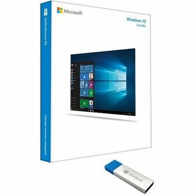 Microsoft Windows 10 Famille, 32/64 bits - Version Clé USB