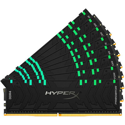 DDR4 HyperX Predator RGB - 256 Go (8 x 32 Go) Go 3200 MHz - CAS 16