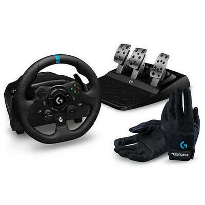 Logitech G923 - Xbox One / PC + Logitech G Racing Gloves