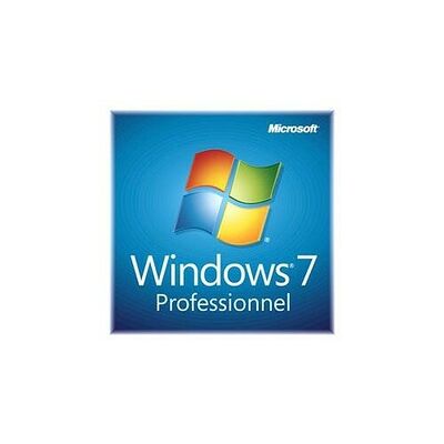 Microsoft Windows 7 Professionnel SP1, 64 bits, OEM - Version DVD
