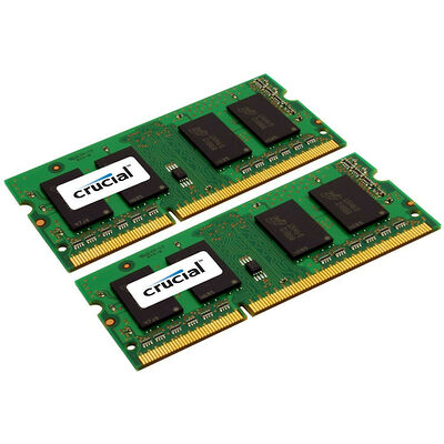 SO-DIMM DDR3 Crucial, 2 x 4 Go, 1600 MHz, CAS 11