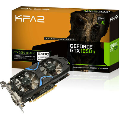 KFA2 GeForce GTX 1050 Ti EXOC, 4 Go