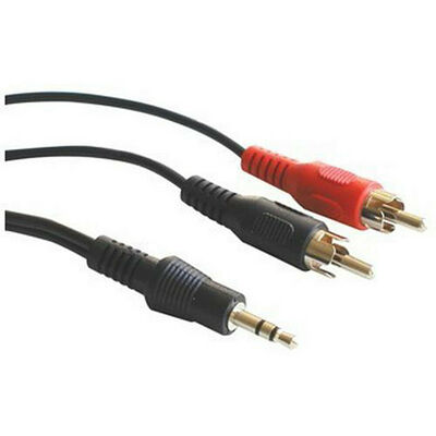 Câble audio Mini-jack vers 2 x RCA - 10 mètres