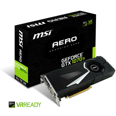 MSI GeForce GTX 1070 Ti AERO 8G, 8 Go