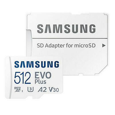 Samsung EVO Plus - Micro SDXC - UHS-I U3 A2 V30 - 512 Go