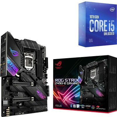Duo Intel Core i5-10600KF (4.1 GHz) + Asus ROG STRIX Z490-E GAMING