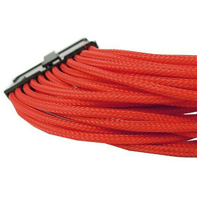 Gelid Câble rallonge tressé ATX 24 broches - 30 cm - Rouge