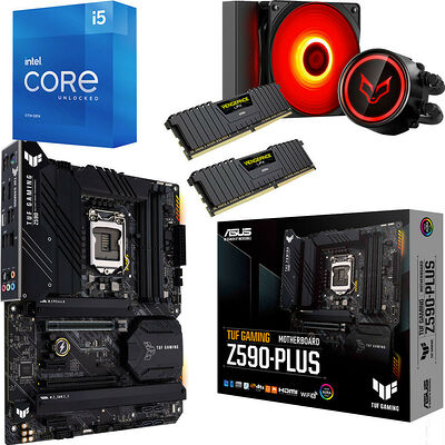 Kit évo Core i5-11600K + Asus TUF GAMING Z590-PLUS + VT120 RGB + 16 Go
