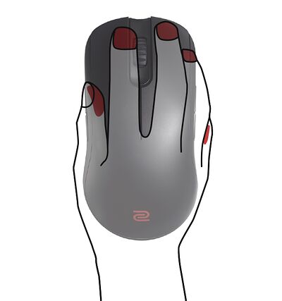 illustration Fingertip grip