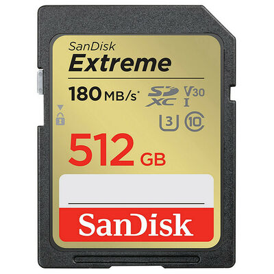 SanDisk Extreme - SDXC - UHS-I U3 V30 - 512 Go