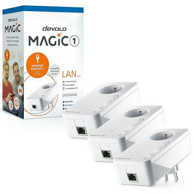 Pack de 3 adaptateurs CPL Devolo Magic 1 LAN