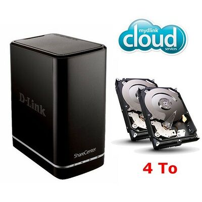 D-Link DNS-320L + 2 Disques durs Seagate Barracuda 2 To