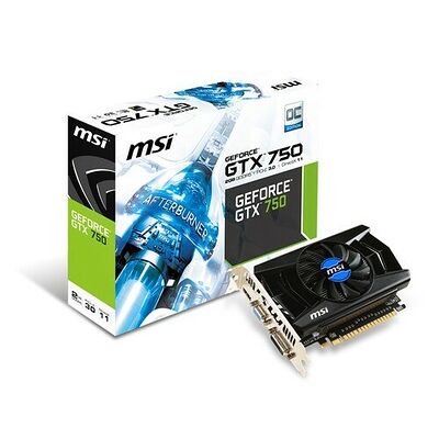 MSI GeForce GTX 750 OC, 2 Go