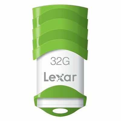 Clé USB 2.0 Lexar JumpDrive V30, 32 Go, Vert