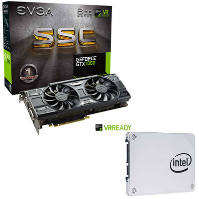 EVGA GeForce GTX 1060 SSC GAMING ACX 3.0 6 Go + Intel SSD 540s, 120 Go, SATA III