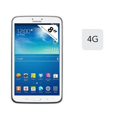 Samsung Galaxy Tab 3 (4G) Blanche, 8" HD