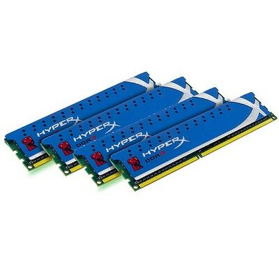 Kit Quad Channel DDR3 Kingston HyperX, 4 x 4 Go, PC3-12800, CAS 9