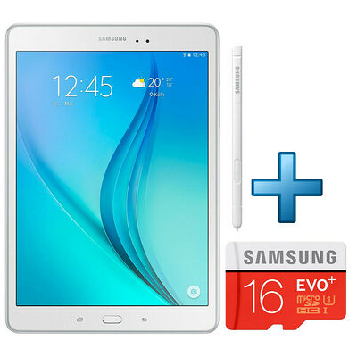 Samsung Galaxy Tab A 9.7" 16 Go Wi-Fi Blanc + Samsung S Pen + Micro SD 16 Go