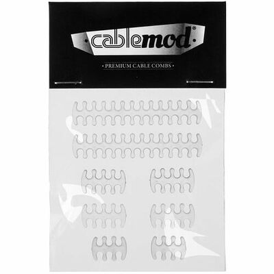Kit de peignes pour câbles CableMod E-Series, Transparent