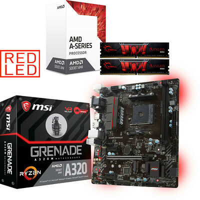 Kit d'évo AMD A8-9600 (3.1 GHz) + MSI A320M GRENADE + 8 Go
