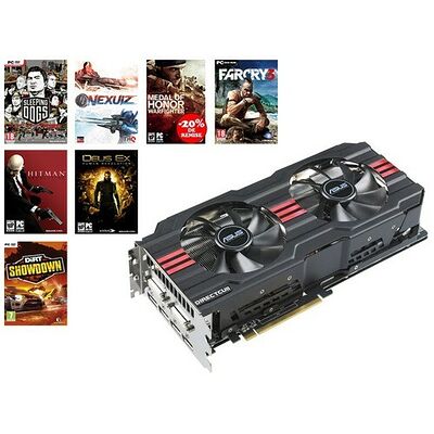 Carte graphique Asus Radeon HD 7970, 3 Go + Pack de 4 jeux AMD offerts